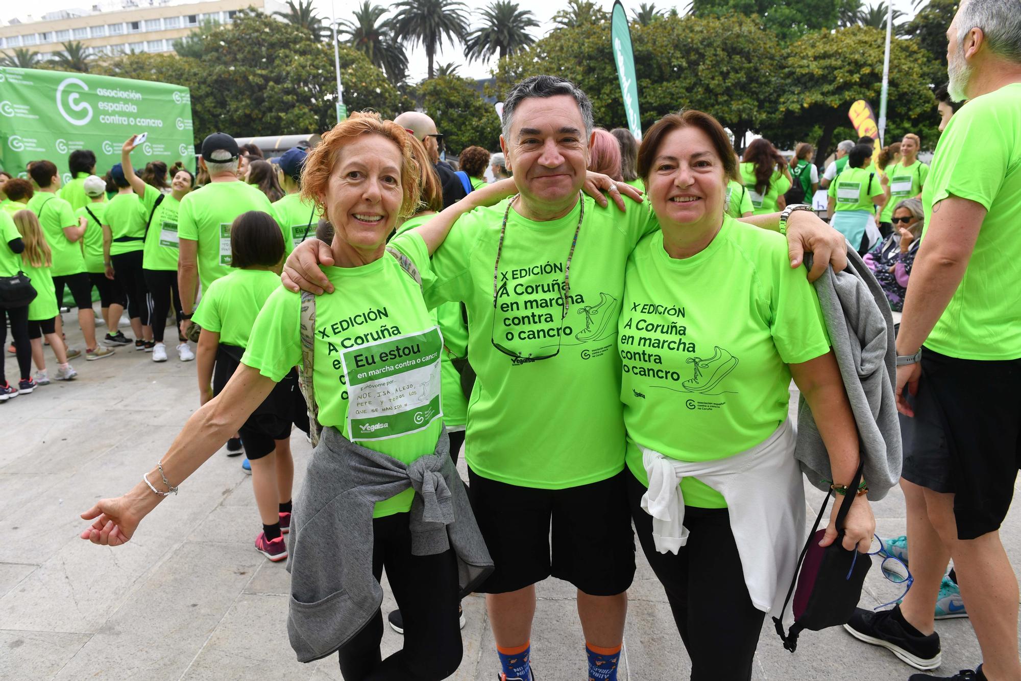 Más de 2.400 participantes en la Andaina Solidaria Contra o Cancro en A Coruña