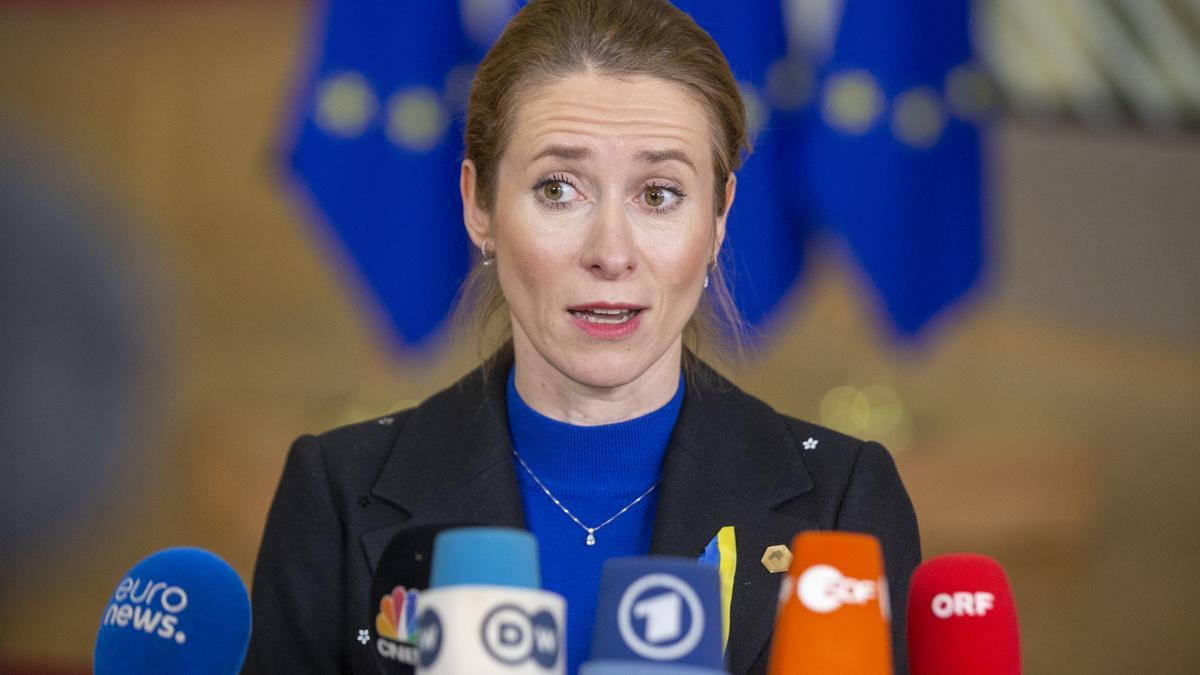 La primera ministra de Estonia, Kaja Kallas.