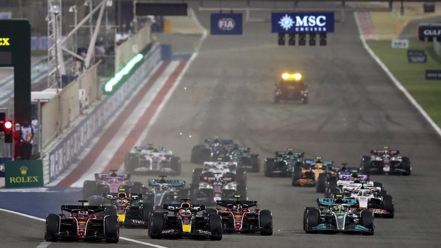 Vídeo: Así ha sido la espectacular salida del Gran Premio de Bahréin