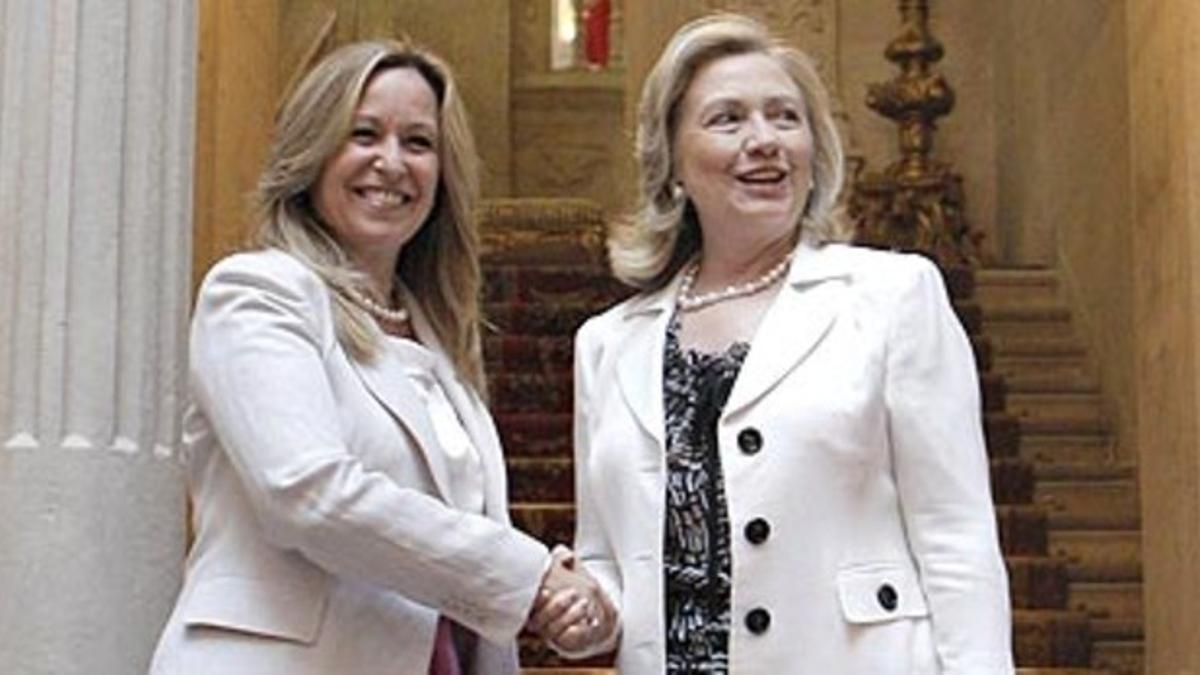 Jiménez y Clinton