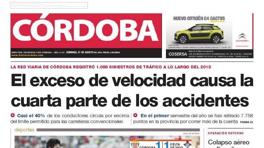 La portada de CÓRDOBA