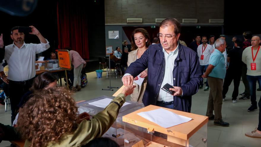 El bloque de la derecha mantiene su mayoría en Extremadura al 75 % del escrutinio