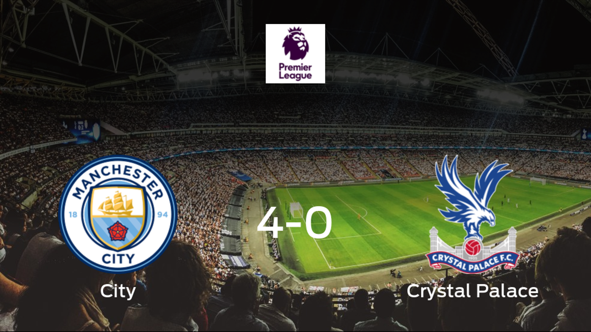 Goleada del Manchester City por 4-0 frente al Crystal Palace