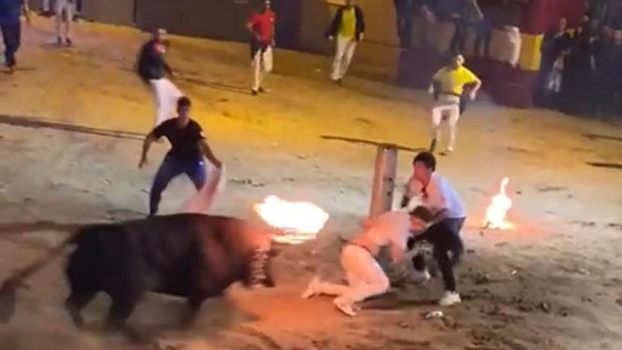 Tremendo susto en los &#039;bous al carrer&#039; en Onda