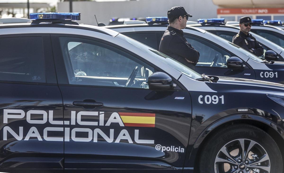 Varios agentes de la Policía Nacional.