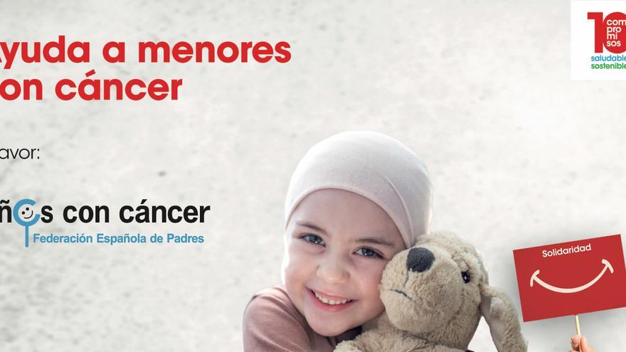 ‘Céntimos  Solidarios’ contra el cáncer infantil por el Día Internacional del Niño con Cáncer