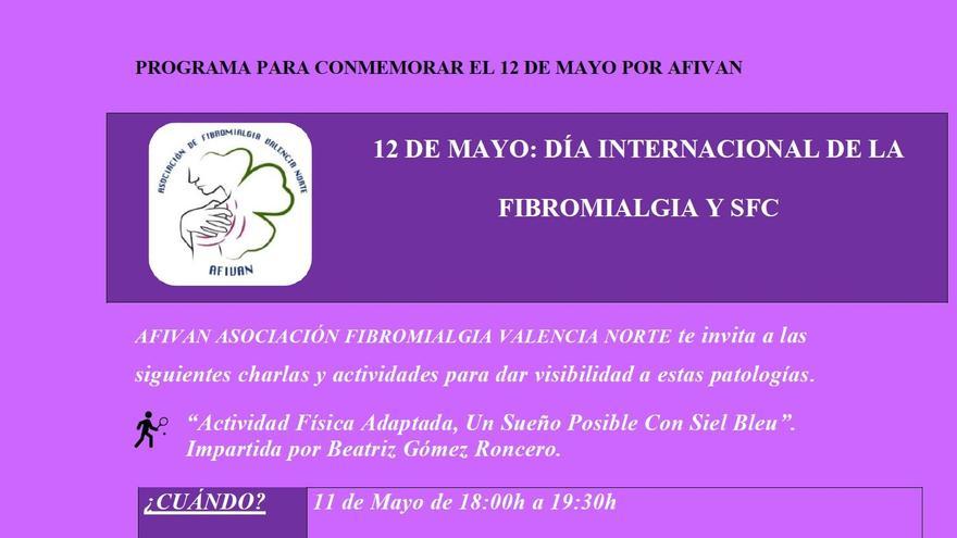 AFIVAN Burjassot conmemora el &#039;Día Internacional de la Fibromialgia&#039; con diferentes actividades de concienciación