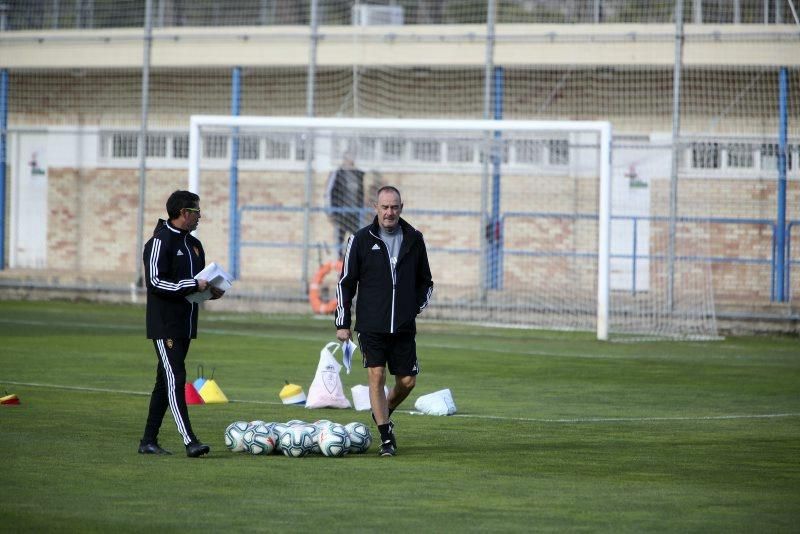 EL Zaragoza prepara el partido contra el Mirandés