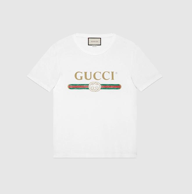 Logomanía: Camiseta unisex de Gucci