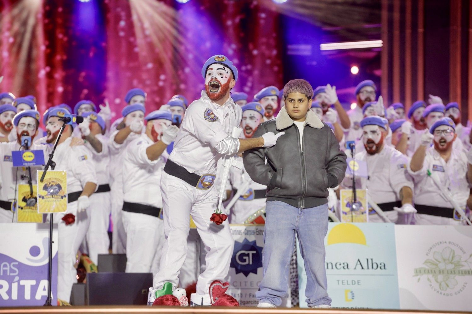 Un momento de la actuación de Los Nietos de Sarymánchez.