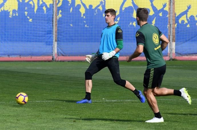 01/02/2019 TELDE. Entrenamiento UD Las Palmas en El Hornillo.  Fotografa: YAIZA SOCORRO.