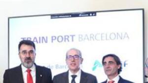 El Port de Barcelona s’alia amb Adif per impulsar les mercaderies per tren