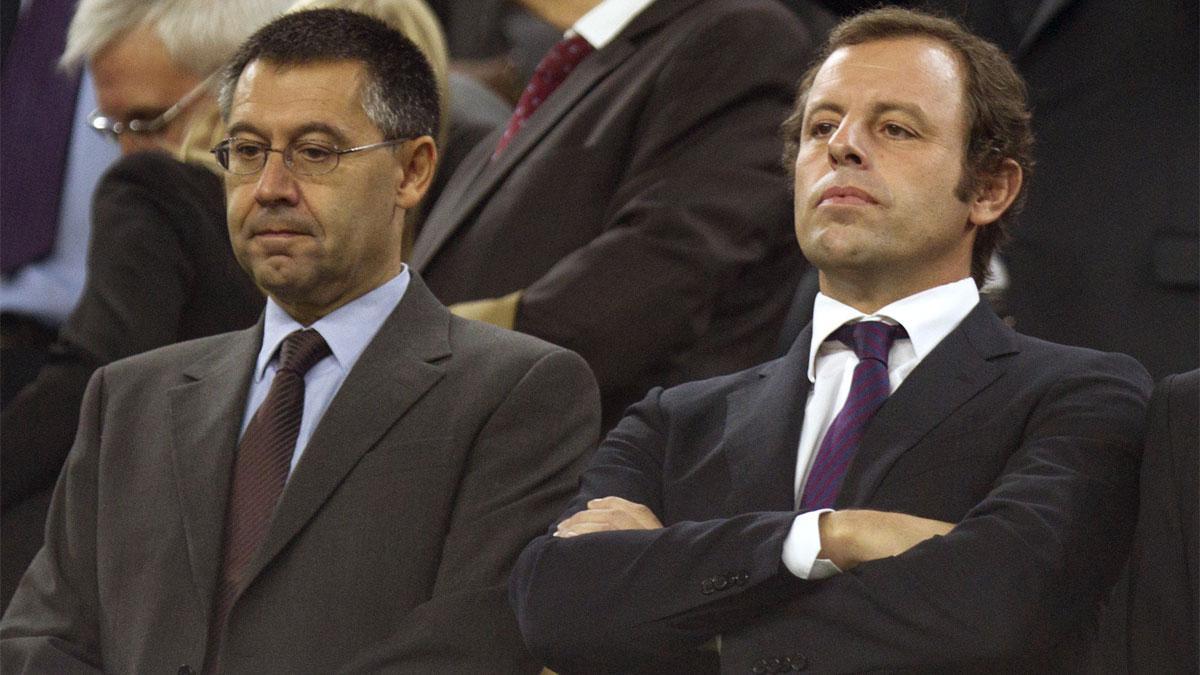 Josep Maria Bartomeu y Sandro Rosell