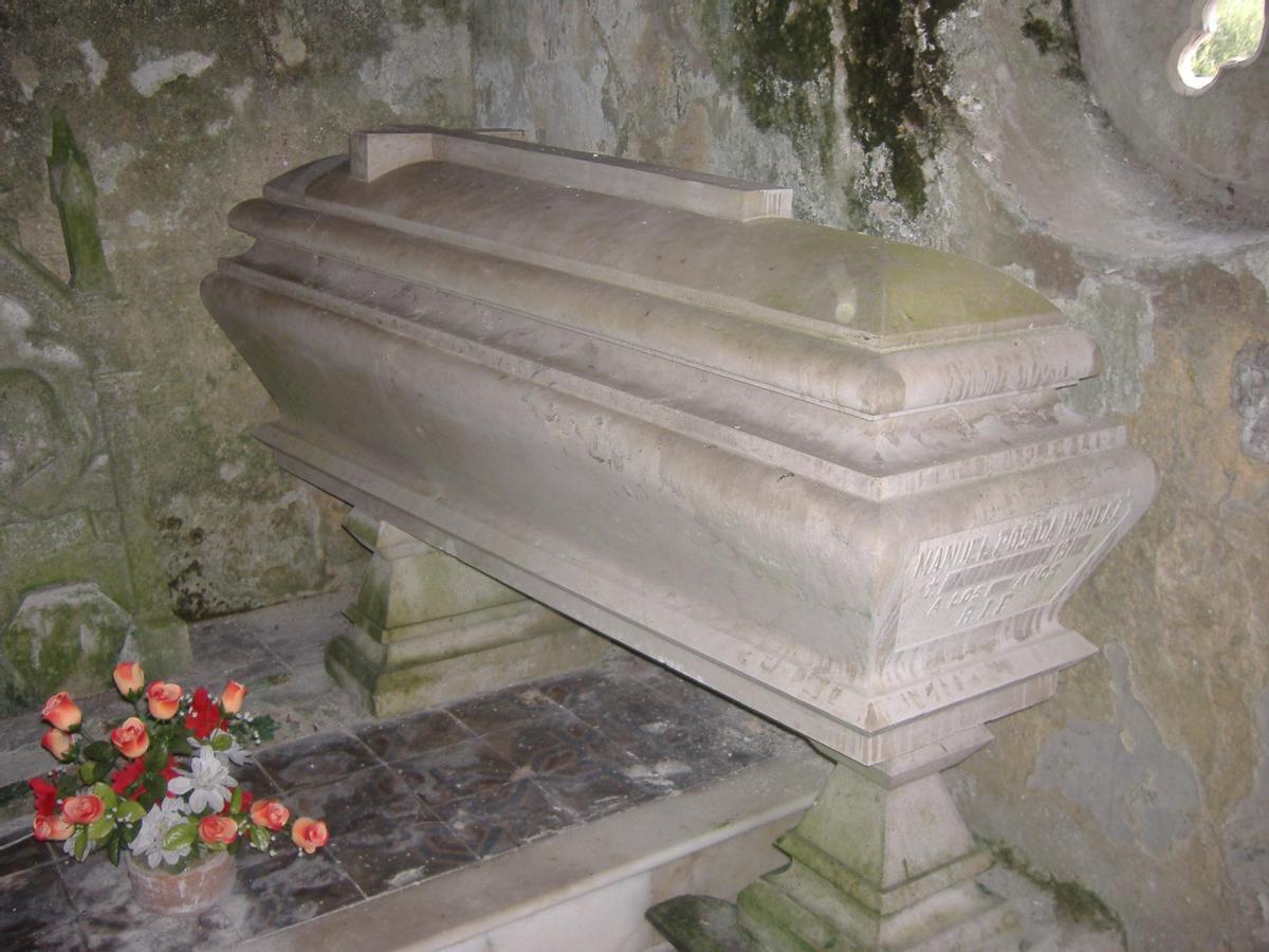 Feretro del Maestro de obras Manuel Posada.