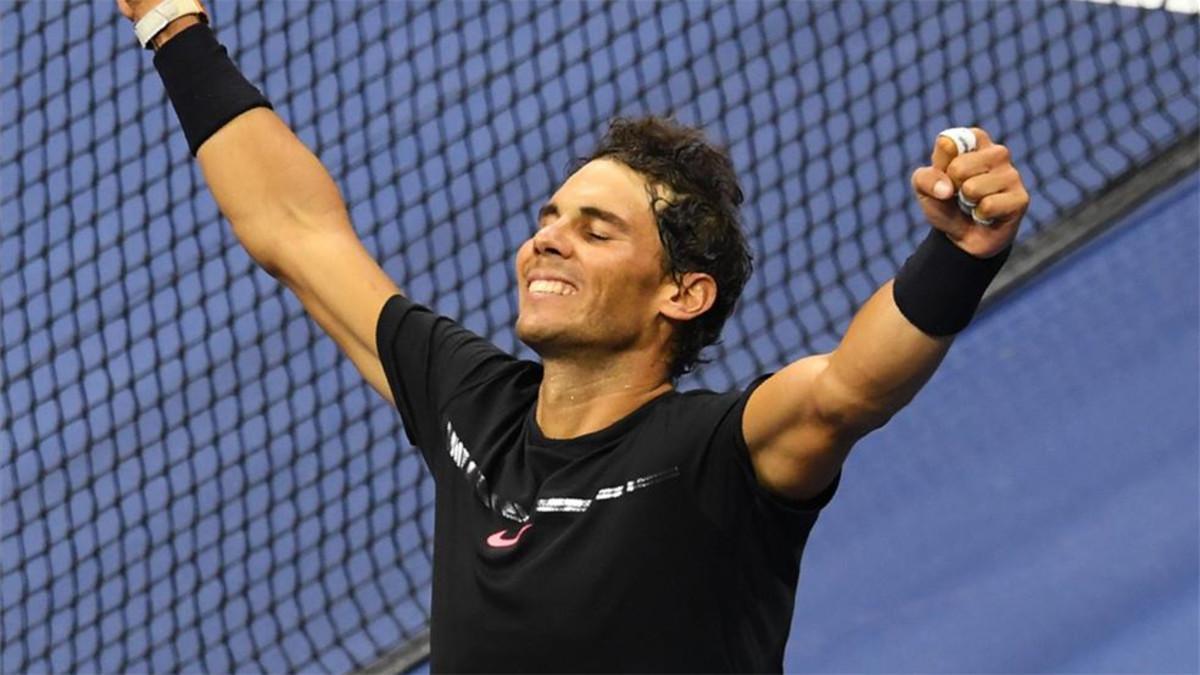El tenista español Rafa Nadal disputó su tercera final de Grand Slam ante Kevin Anderson