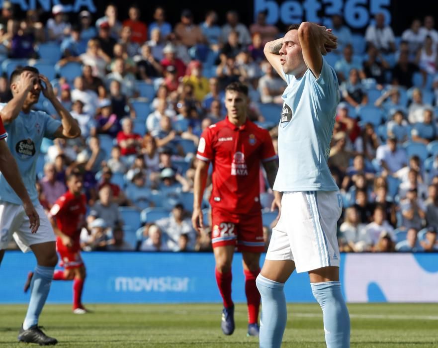 Las mejores fotografías del primer partido de Liga que midió a celestes y a pericos en Balaídos.