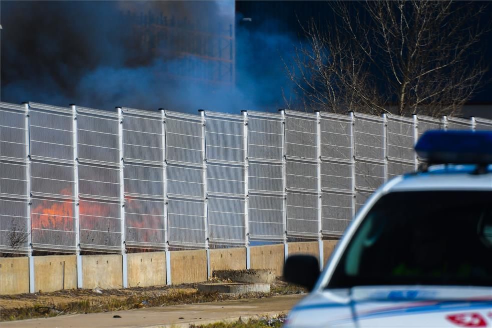 Incendio en el PTR de La Cartuja