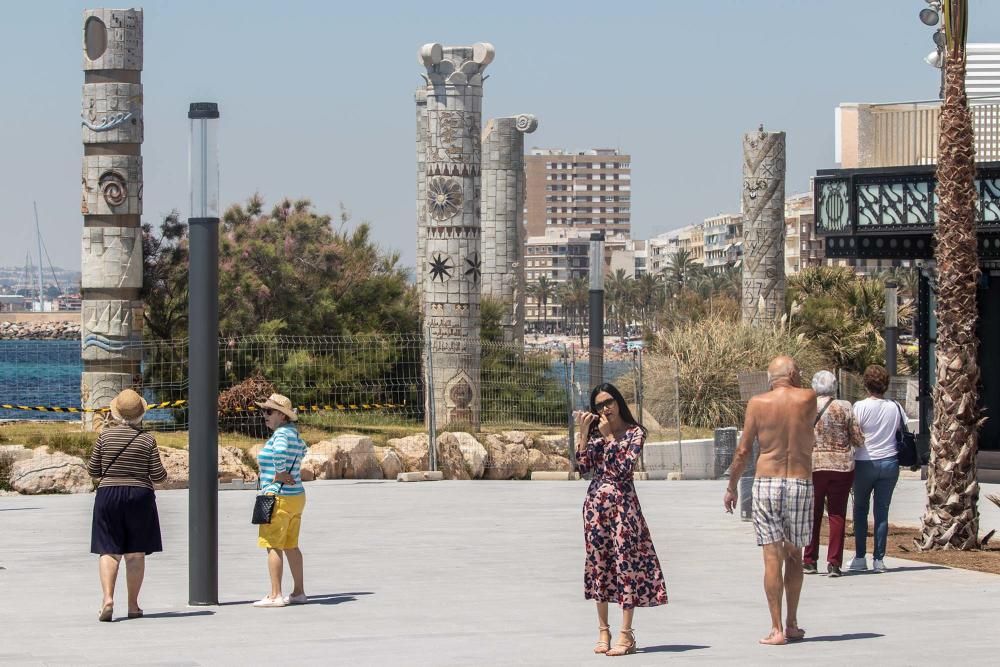 El aspecto de la renovación es similar a los paseos de Juan Aparicio y de la playa del Cura y ha costado un millón de euros