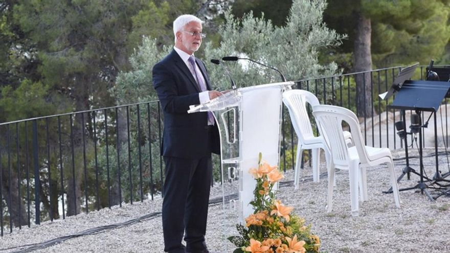 Jaume Llinares, alcalde de Altea en centenario Carmelina Sanchez-Cutillas.