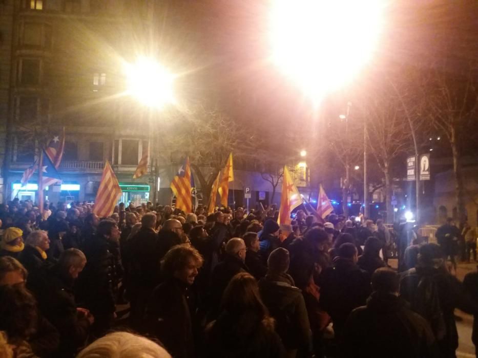 Concentració a Girona per la llibertat dels polítics presos