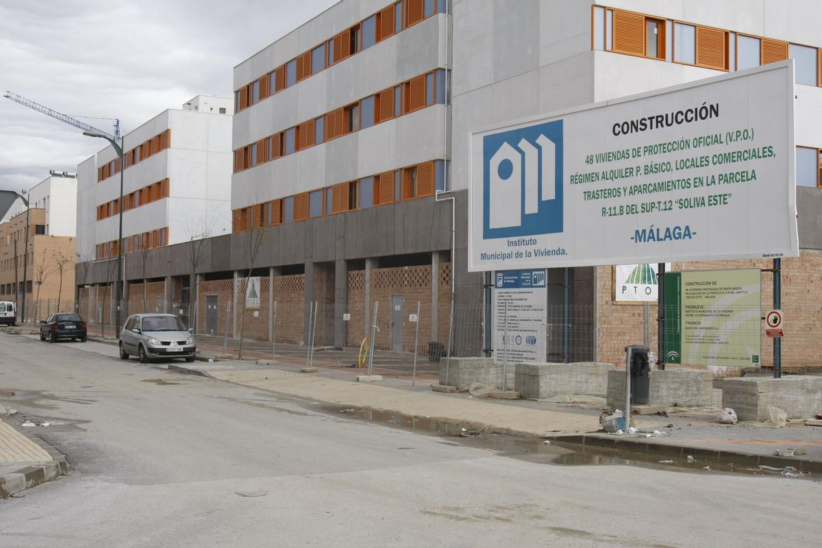 Construcción de viviendas de VPO en Málaga.
