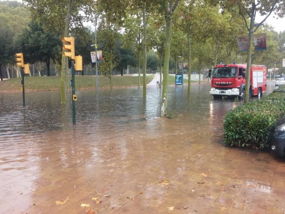 Efectes de la pluja a la ciutat de Girona