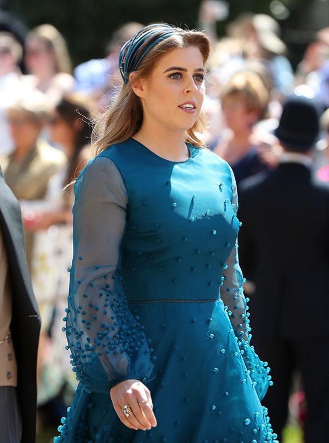 Beatriz, más discreta que en la boda de su primo