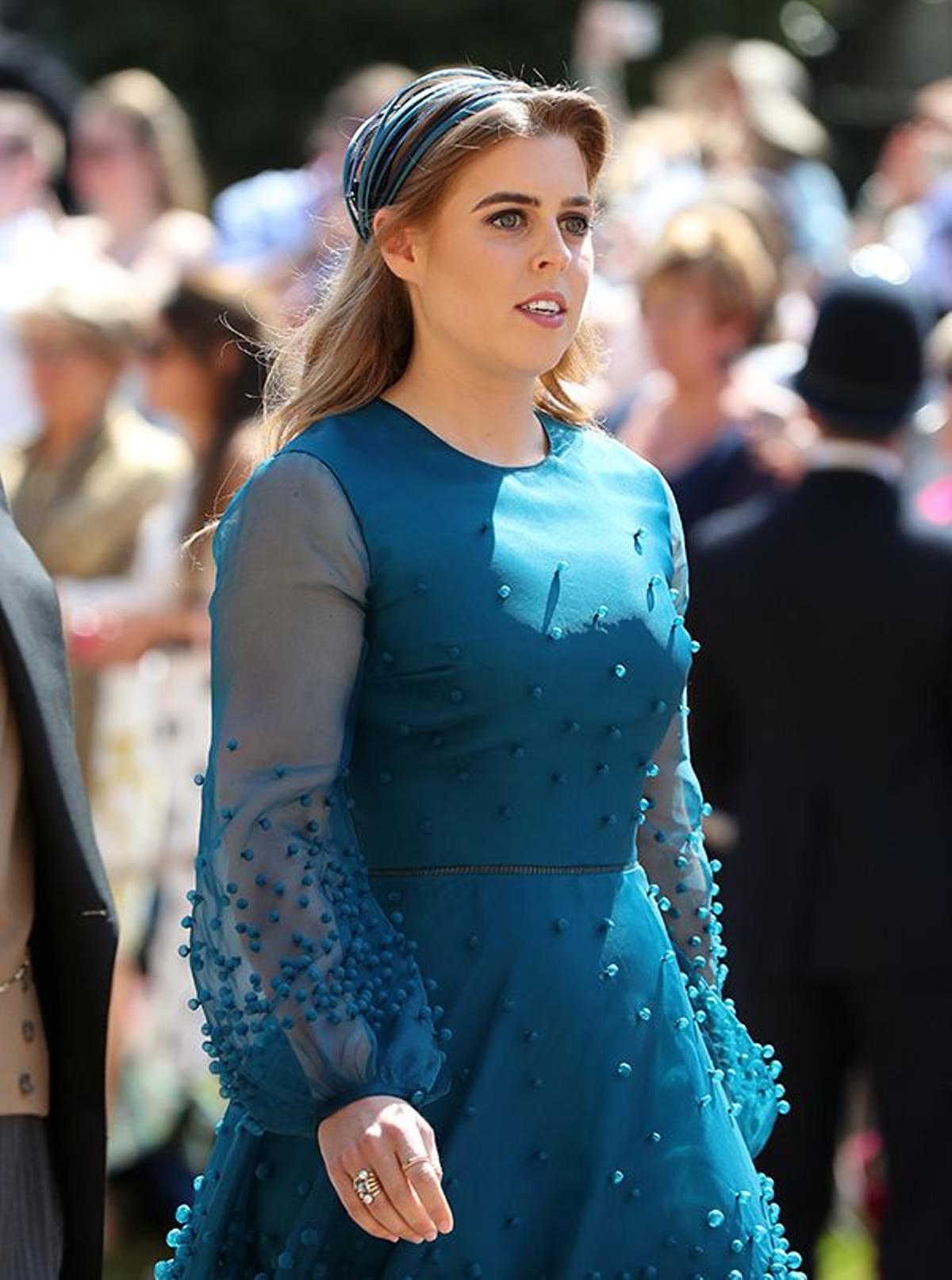 Beatriz, más discreta que en la boda de su primo