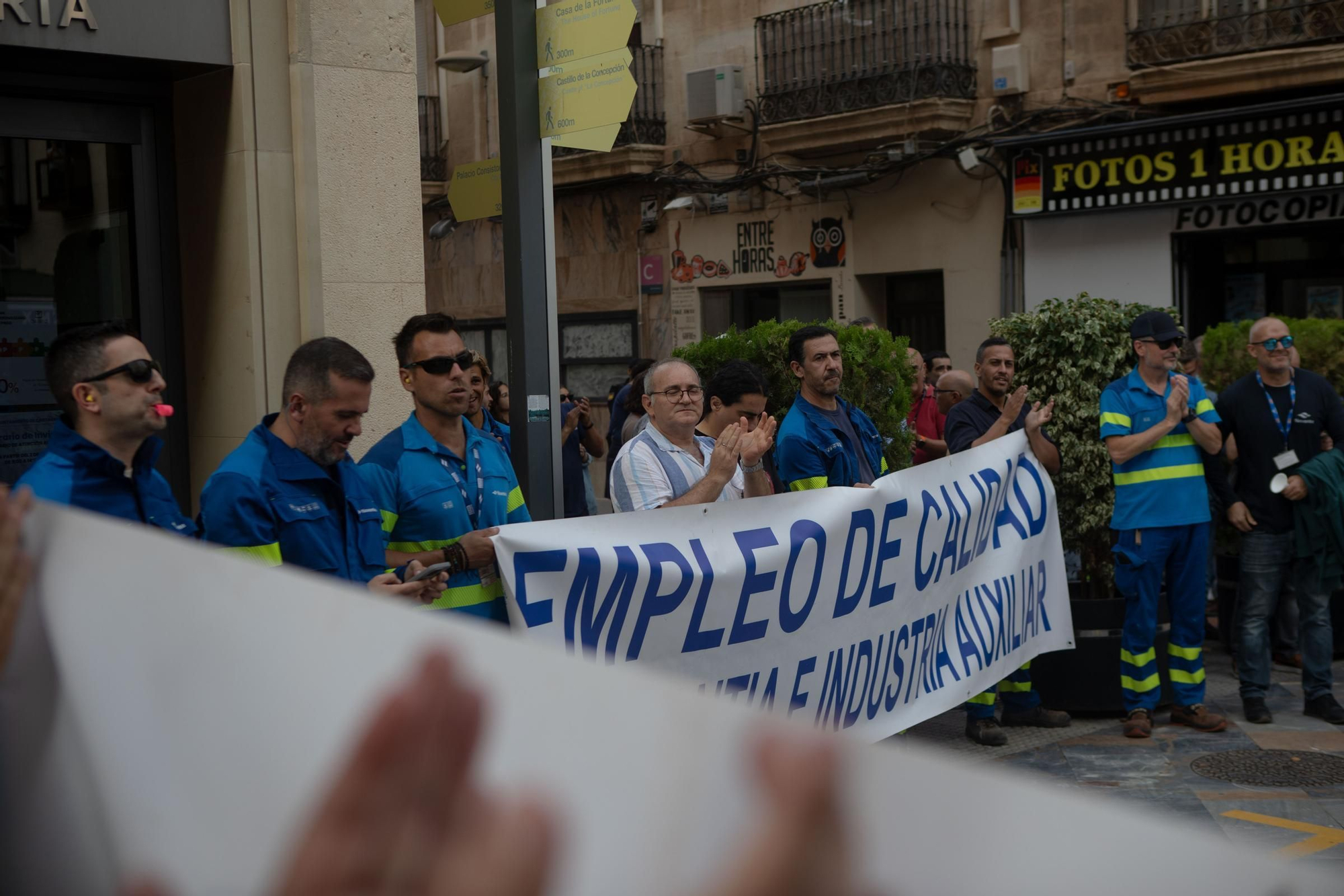 Protesta de los trabajadores de Navantia