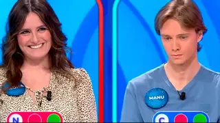 Cristina aterriza en Pasapalabra tras la derrota de Manu: "Eso se ha quedado ya para nosotros para los restos”
