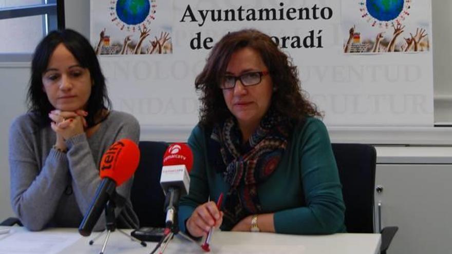 Ana Andreu y Adela Caracena presentaron ayer el evento.