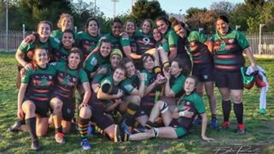 El Shamrock busca una plaza para la Copa de la Reina 2023 de 'rugby a siete'