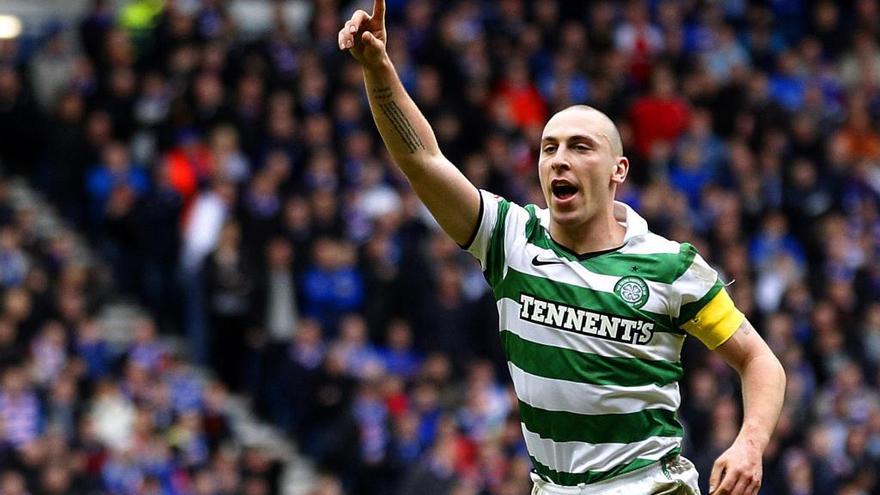 Scott Brown celebra un gol. // David Moir