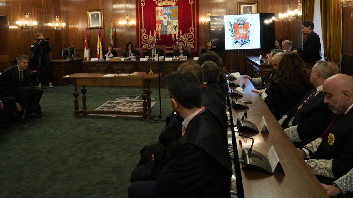 Acto institucional del Colegio de Abogados de Zamora con motivo de su festividad.