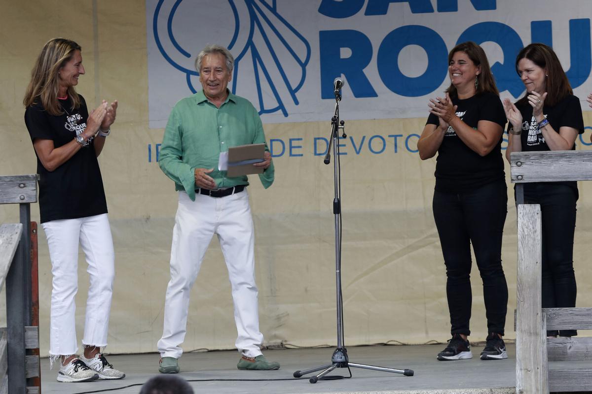 Celebración de las fiestas de San Roque en el que Fernando Franco fue el encargado de leer el pregón en 2022