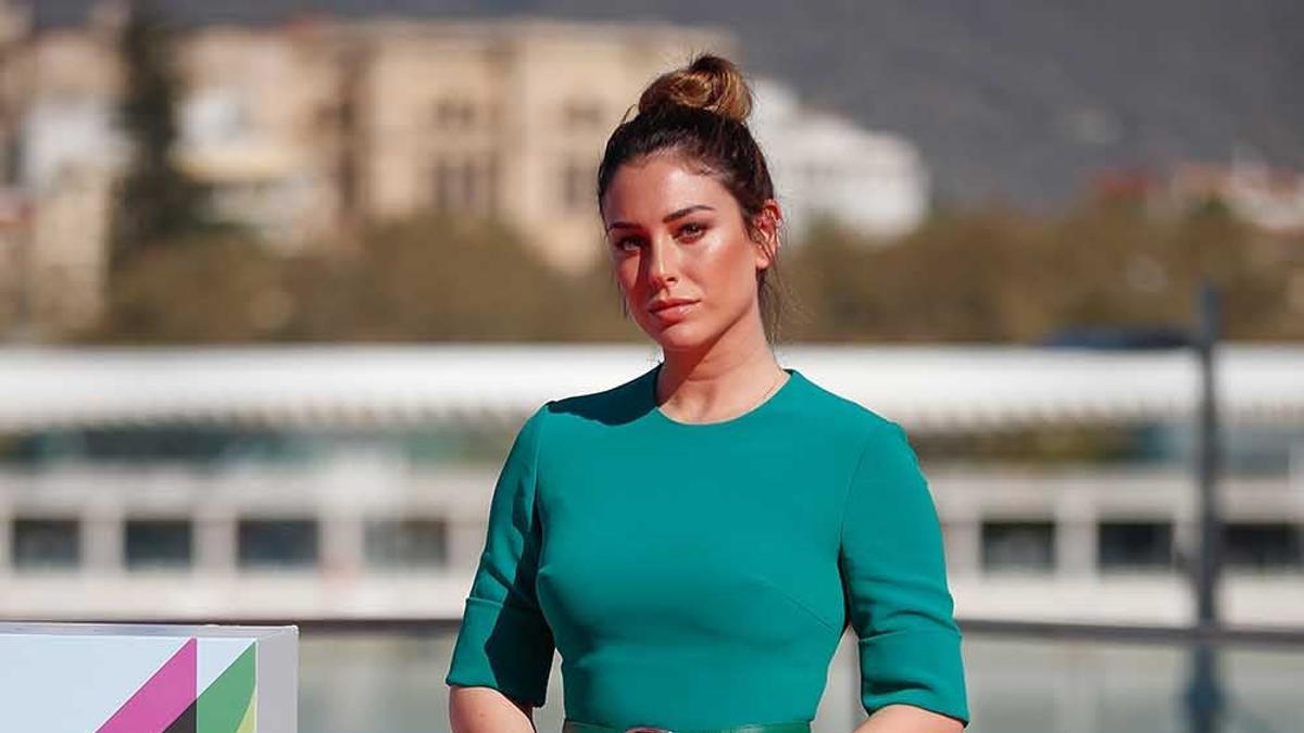 Blanca Suárez cambia de look en el Festival de Málaga