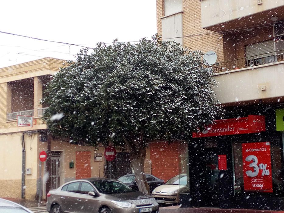 Nieve en Zarandona