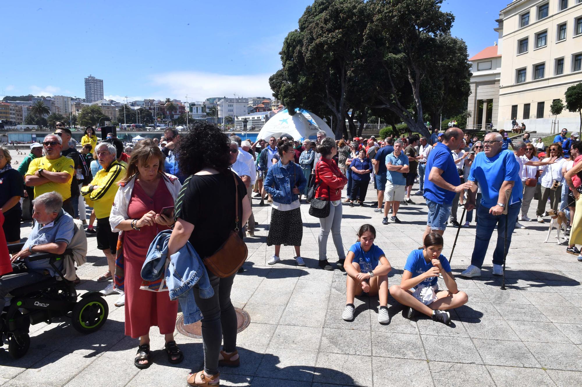 Lagunak y Zierbena ganan la competición de traineras en la Bandera Cidade da Coruña