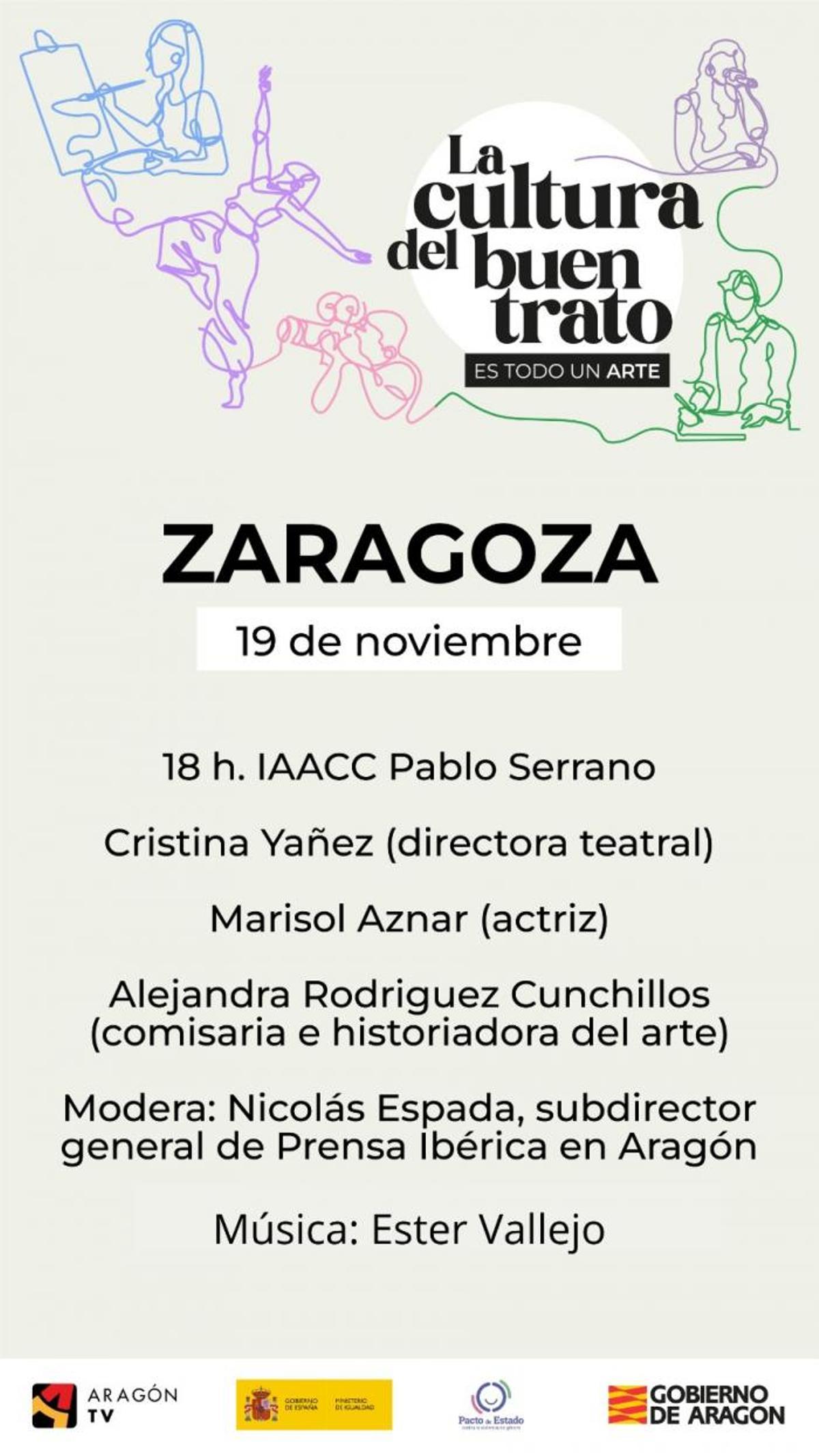 Cartel de la última sesión de 'La cultura del buen trato'