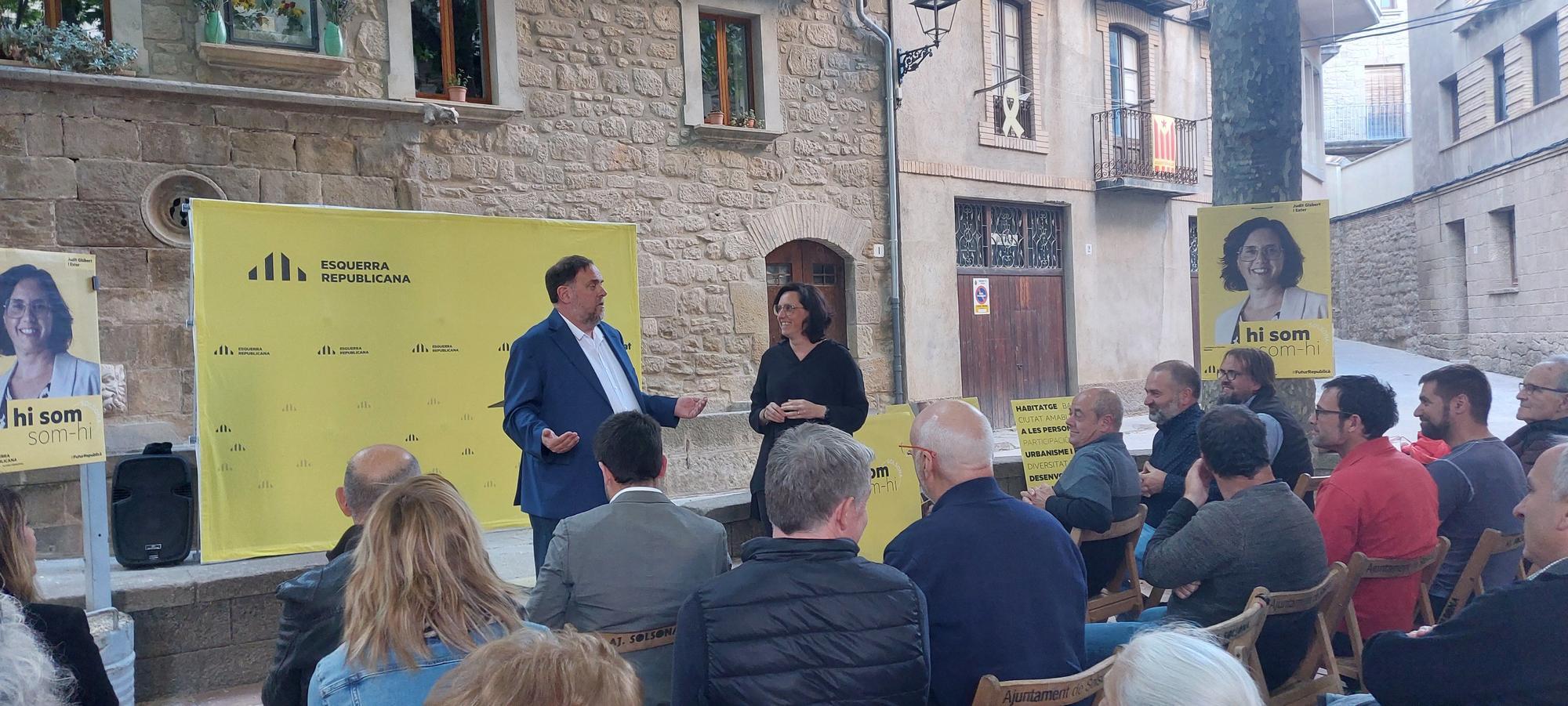 Junqueras apadrina els candidats d'ERC al Solsonès