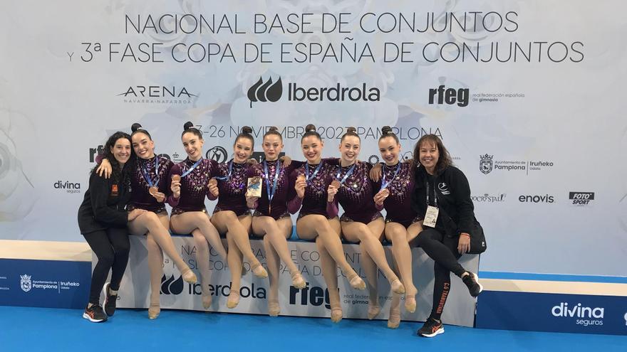 El Juvenil del Gimnàstica Tramuntana de Castelló, un bronce con sabor a oro en el Campeonato de España