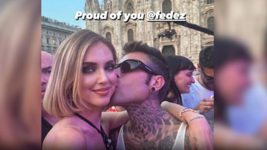 Chiara Ferragni y Fedez, extenuados pero muy felices tras la &quot;amorosa&quot; noche