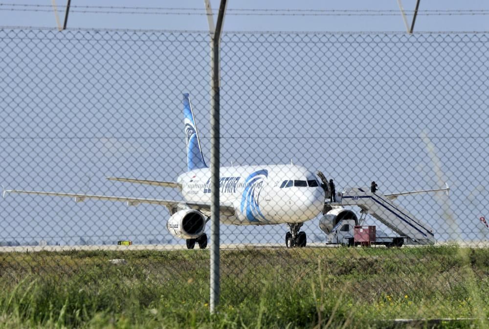 Secuestro de un avión de Egypt Air