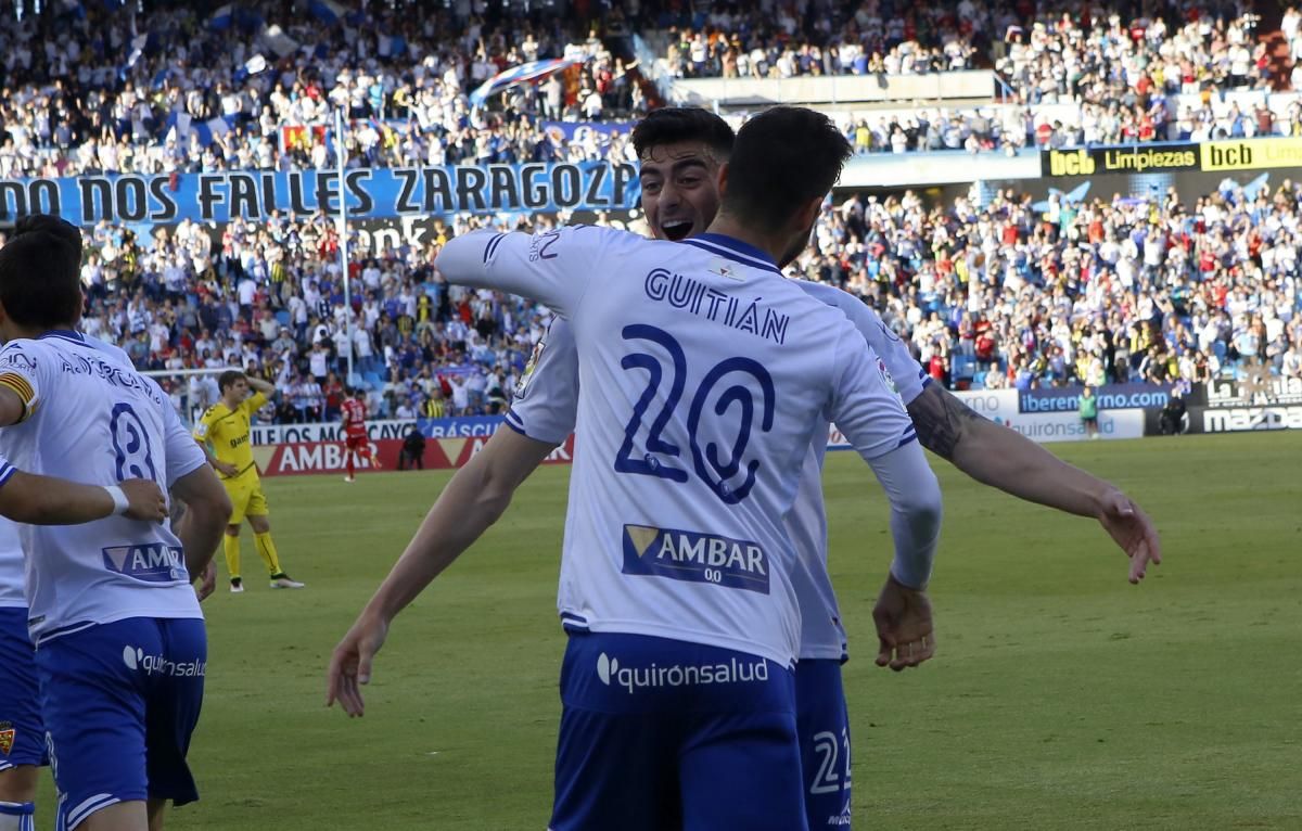 Las mejores imágenes del triunfo del Real Zaragoza sobre el Oviedo por 1-0