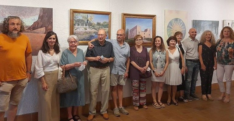 Miembros del Grup de Pintors de Cornellà.