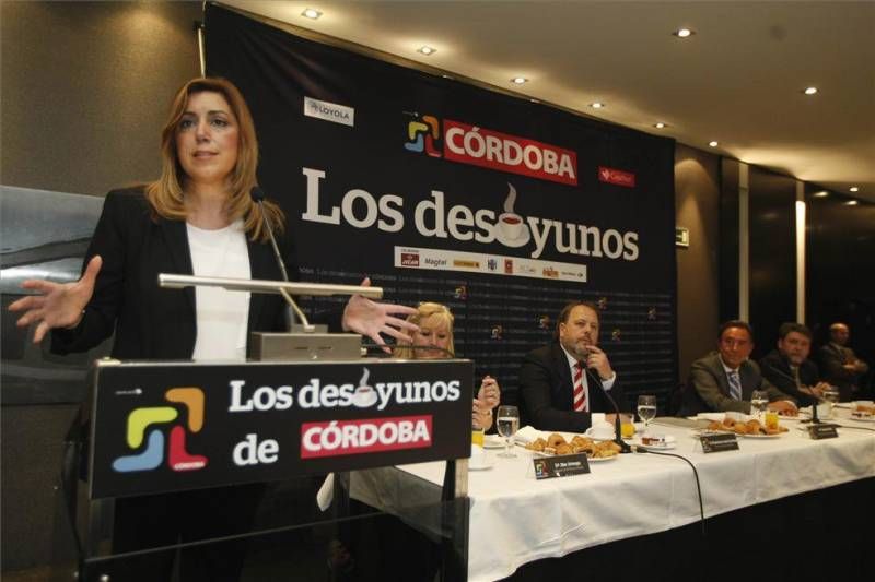 GALERÍA GRÁFICA DE SUSANA DÍAZ EN LOS DESAYUNOS DE DIARIO CÓRDOBA