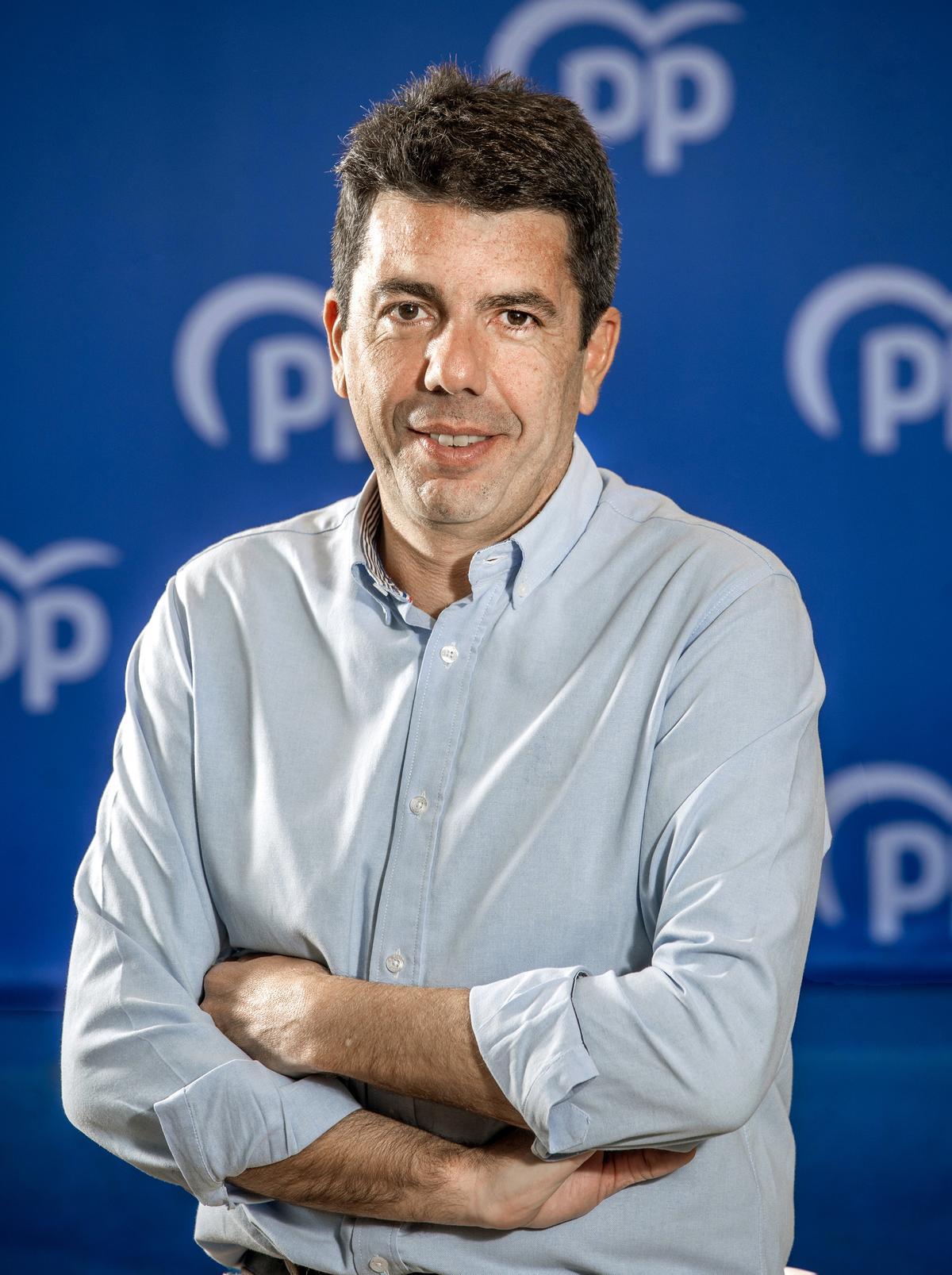 El presidente del PPCV, Carlos Mazón