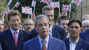 Farage, el 24 de junio del 2016, tras la victoria del ’brexit’ en el referéndum.