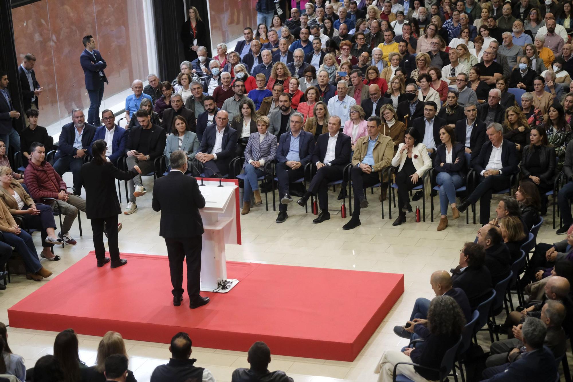 Mitin de Pedro Sánchez en Las Palmas de Gran Canaria