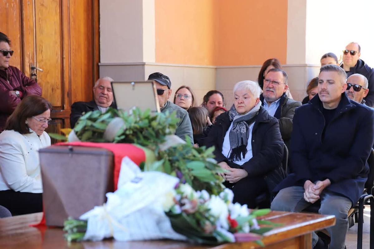 Acto dedicado a Juan Lli Gallent tras la recuperación de sus restos de una de las fosas de Paterna.